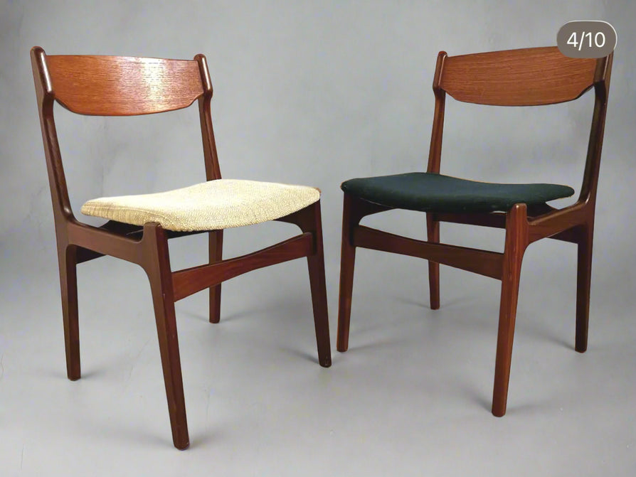 Set of Eight Findahls Dining Chairs in Teak
