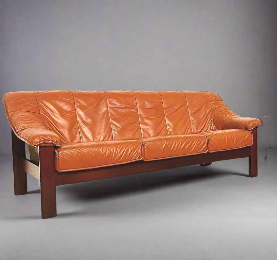 1980s Danish Three Seater Sofa