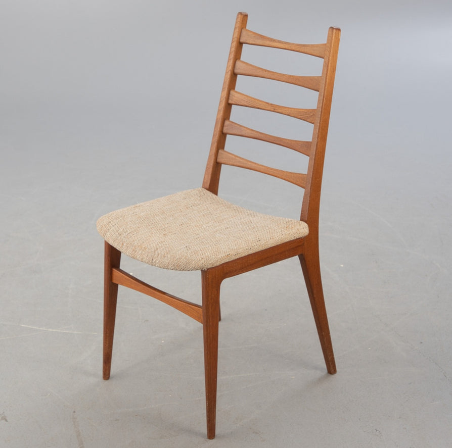 Four High-Back Danish Dining Chairs