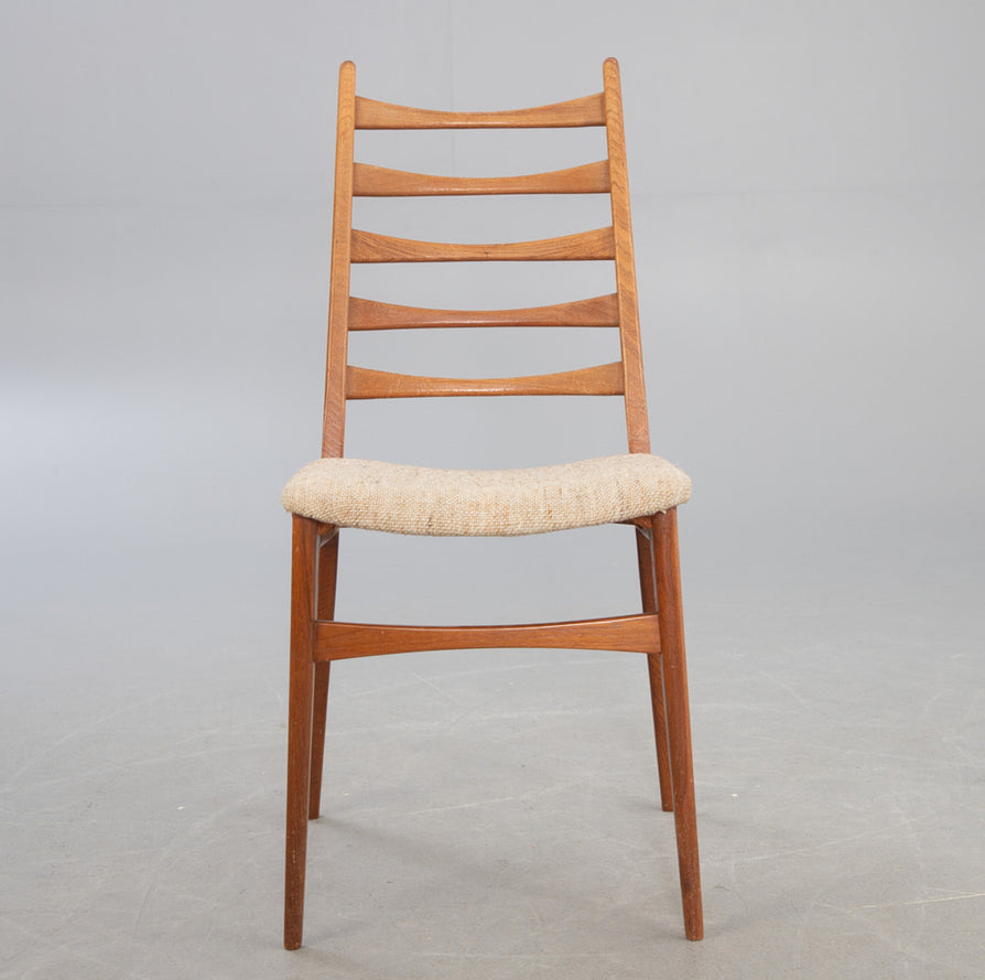 Four High-Back Danish Dining Chairs