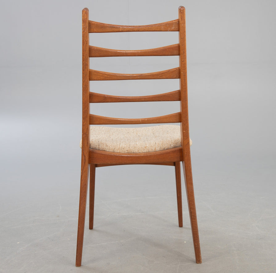 Four High-Back Danish Dining Chairs