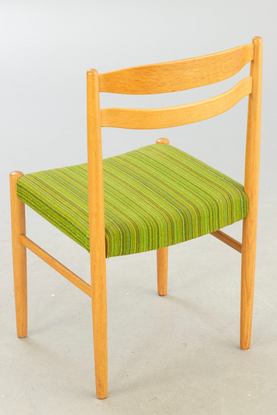 Six Swedish Dining Chairs in Oak