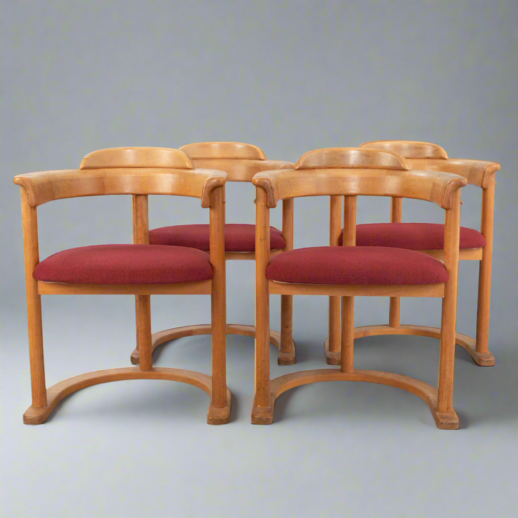 Four 1980s Austrian Dining Chairs