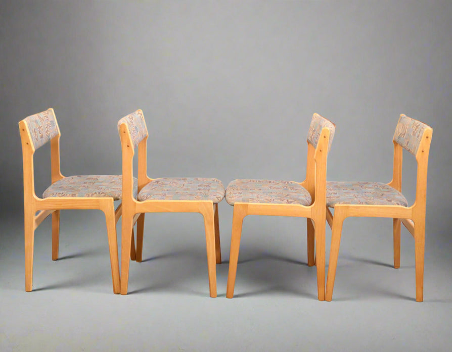 Four Erik Buch Dining Chairs in Oak