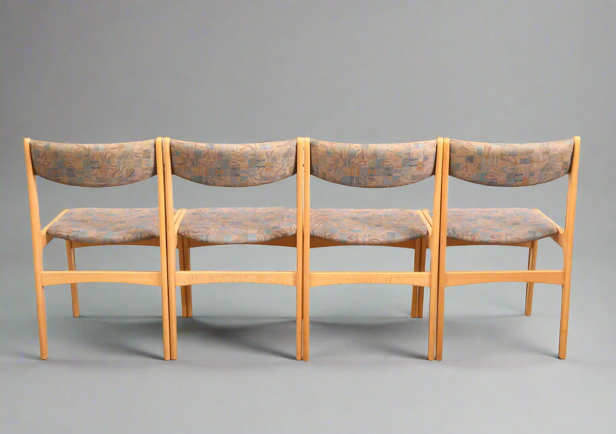 Four Erik Buch Dining Chairs in Oak