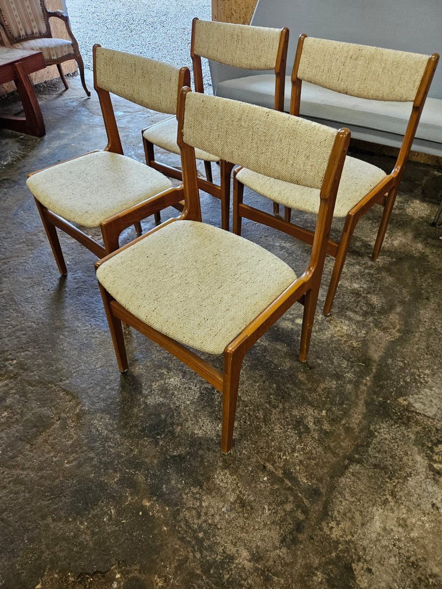 Six Erik Buch Dining Chairs in Teak