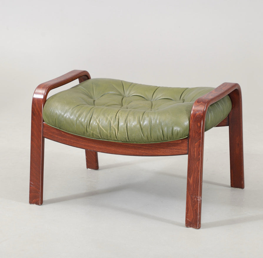 Göte Möbler Swivel Lounge Chair & Footstool.