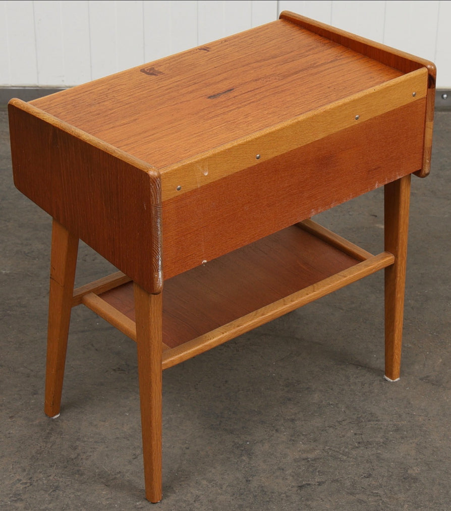 Swedish Bedside Table in Teak
