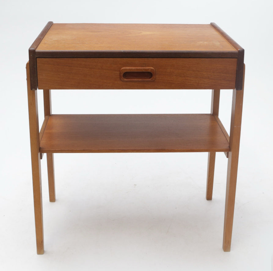 Single Bedside Table in Teak