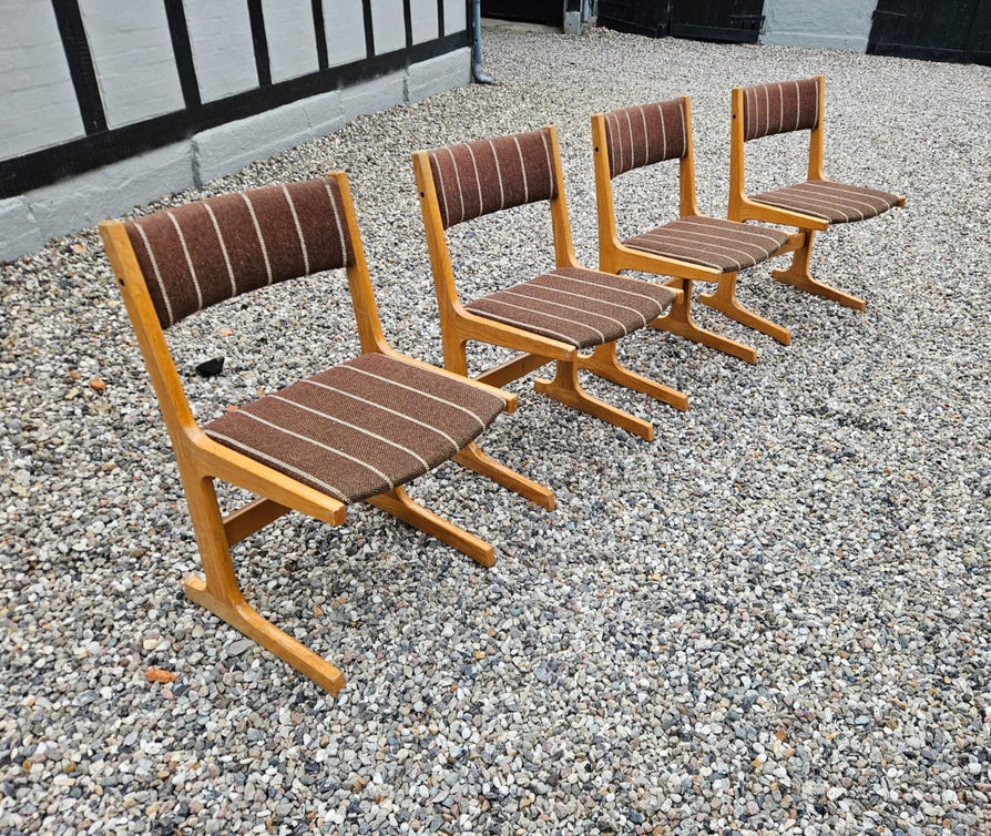 Four Cantilever Dining Chairs by Farstrup