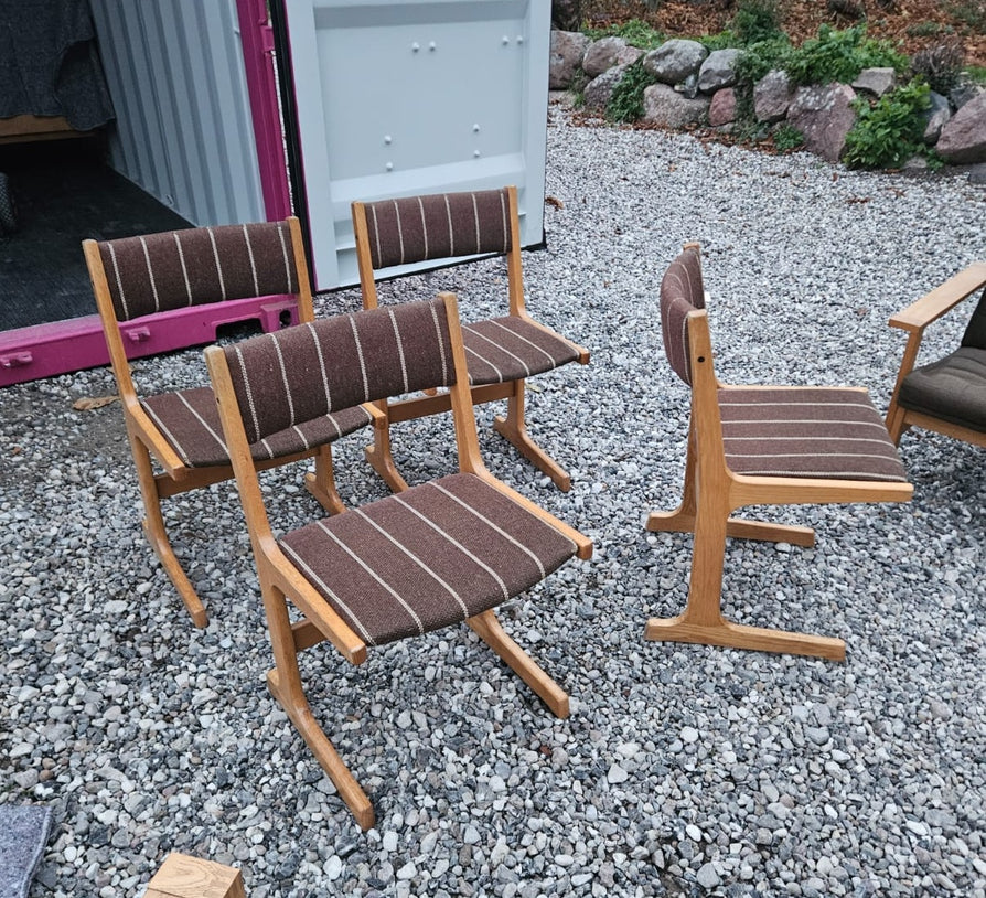 Four Cantilever Dining Chairs by Farstrup