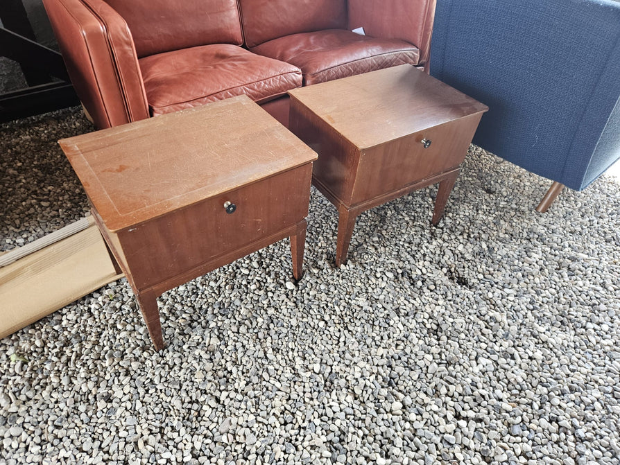 Pair of Bedside Tables in Beechwood