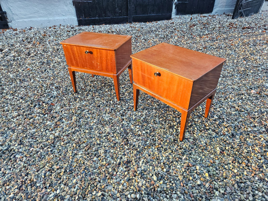 Pair of Bedside Tables in Beechwood