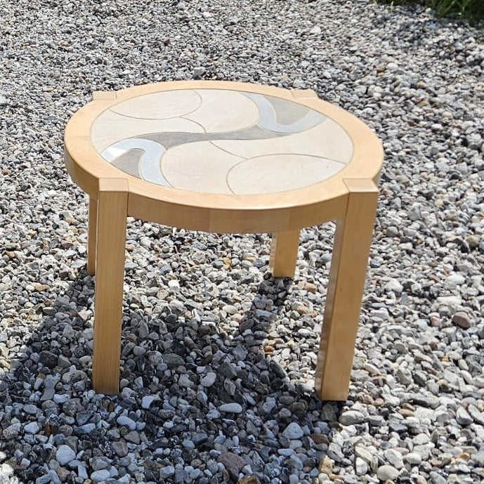 Tiled Side Table by Tue Poulson