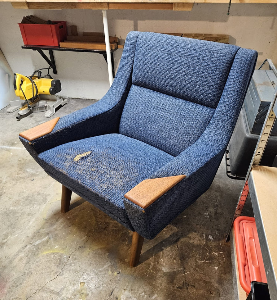 Danish Lounge Chair (to be upholstered)