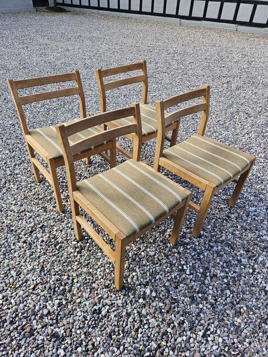 Four Danish Dining Chairs in Oak