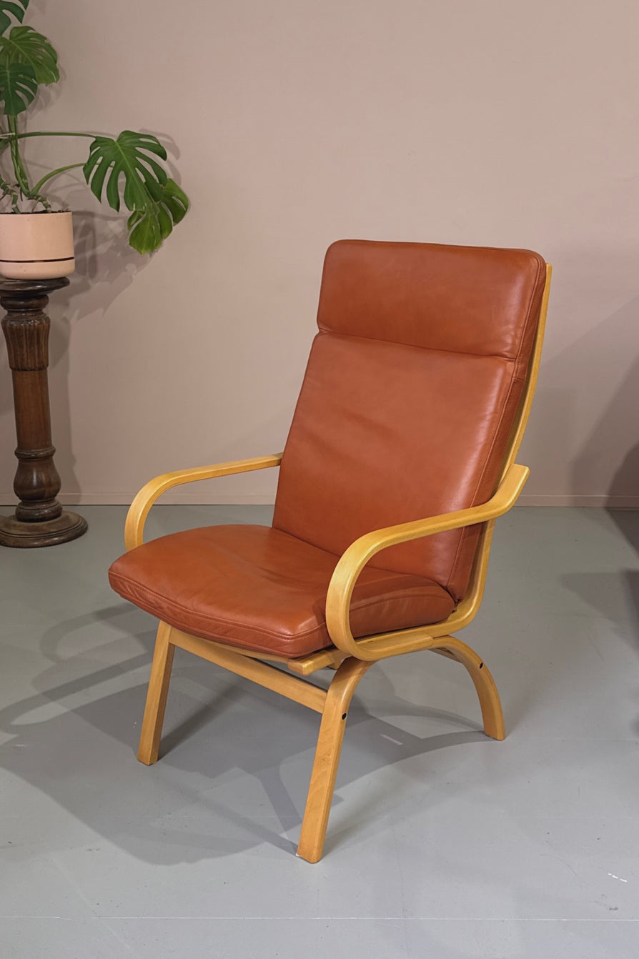Danish Bentwood Lounge Chair
