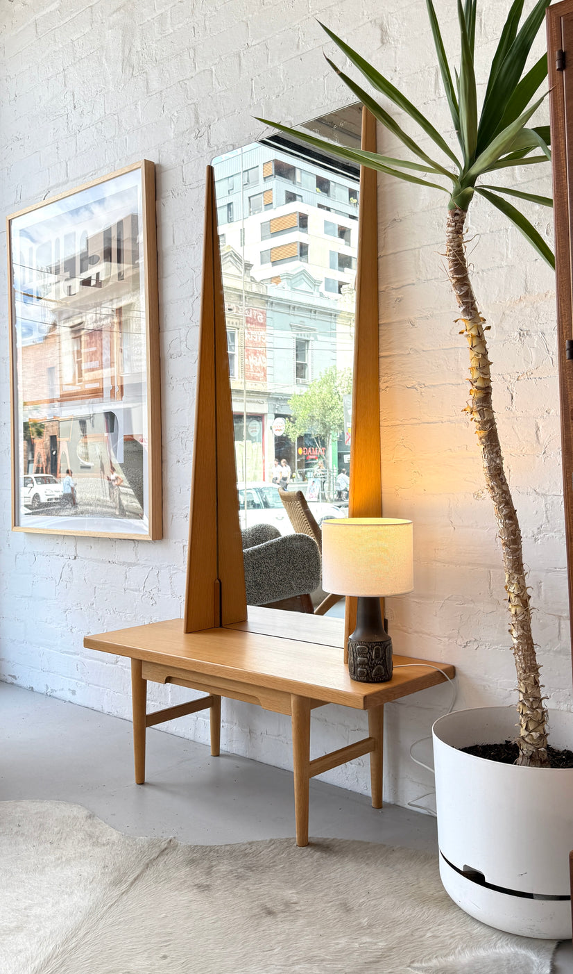 Kurt Østervig “Paris” Entrance / Hall Mirror Set in Oak