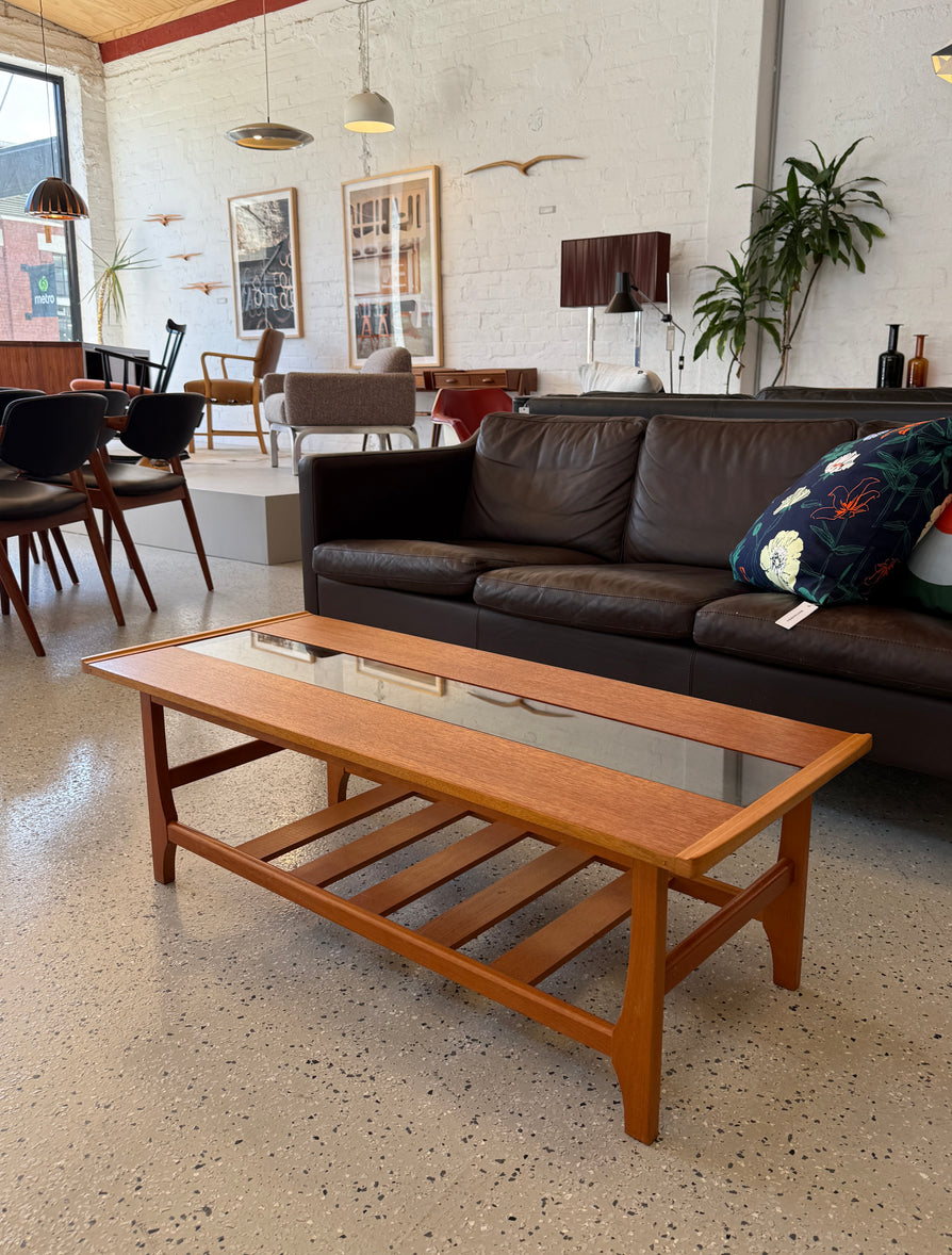 English Mid-Century Coffee Table in Teak