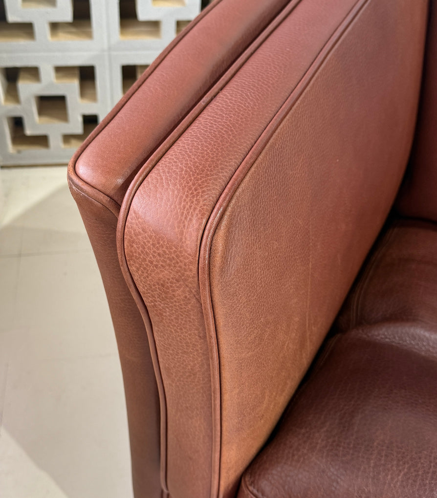 Mogens Hansen Three Seater Sofa in Leather
