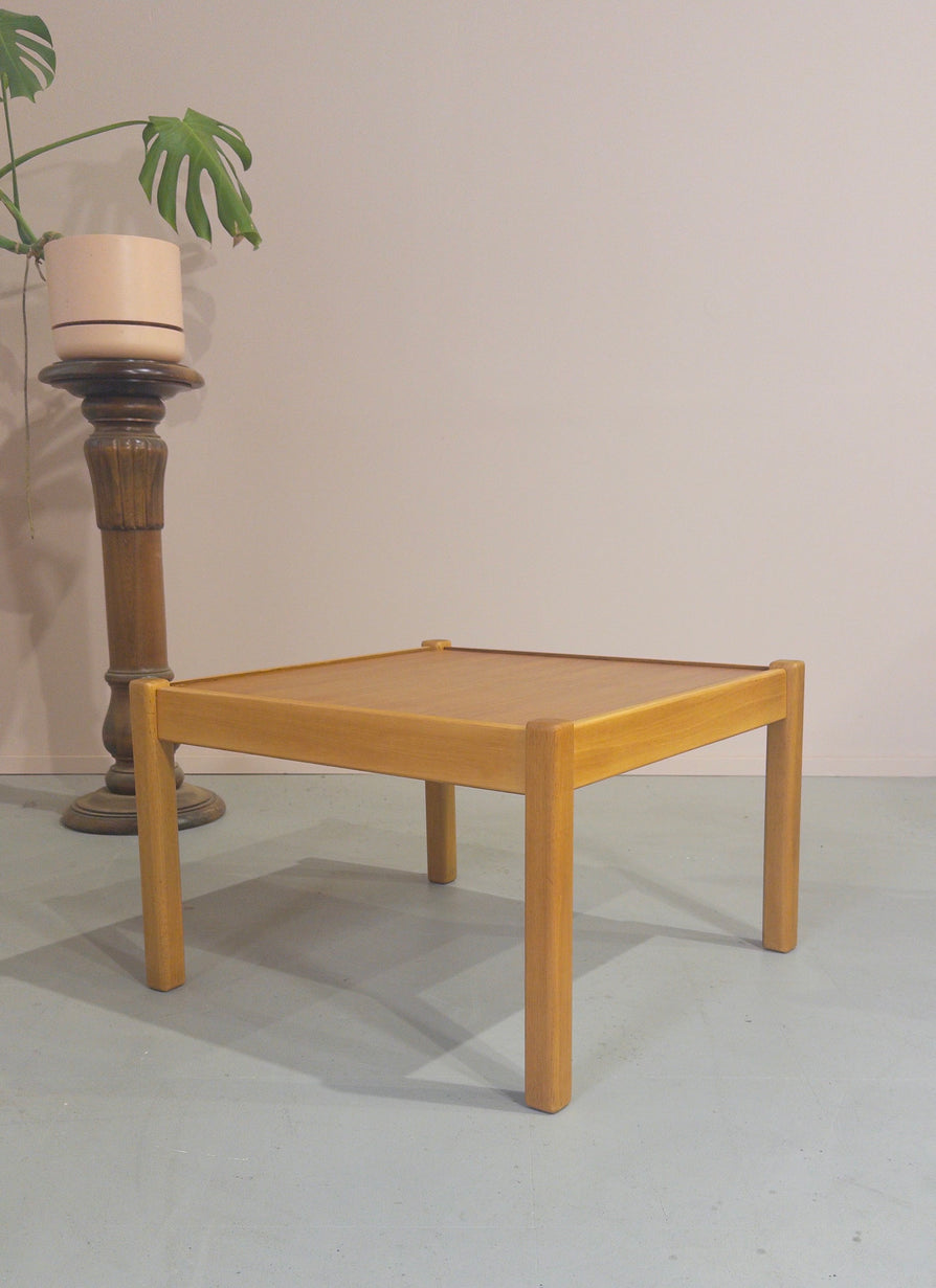 Danish Corner Table in Teak & Beech