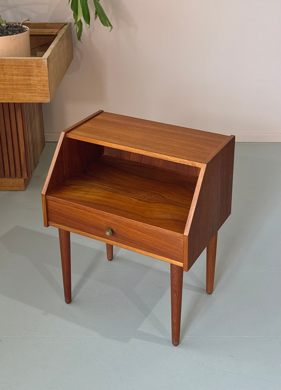 Danish Bedside Table in Teak