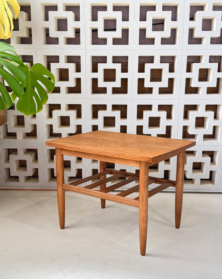 Mid-Century Side Table in Teak