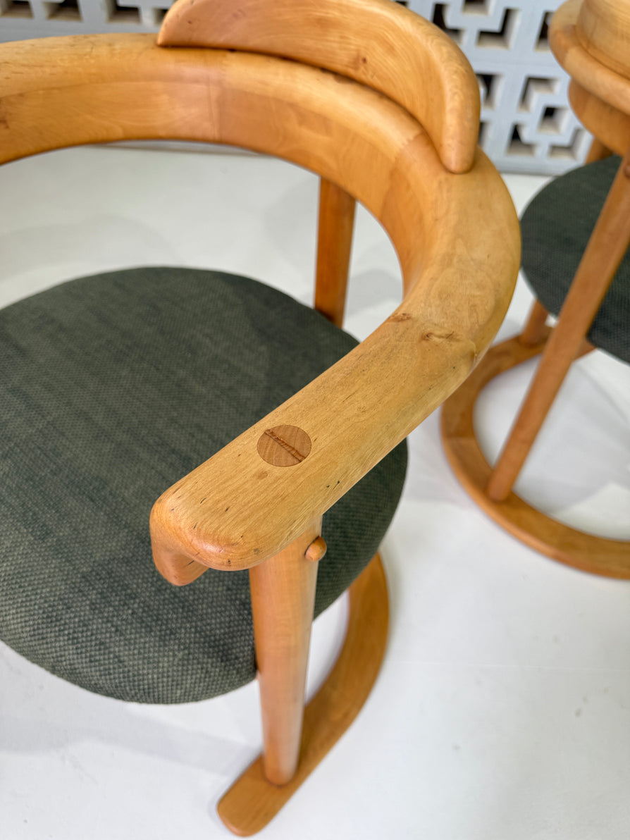 Four 1980s Austrian Dining Chairs