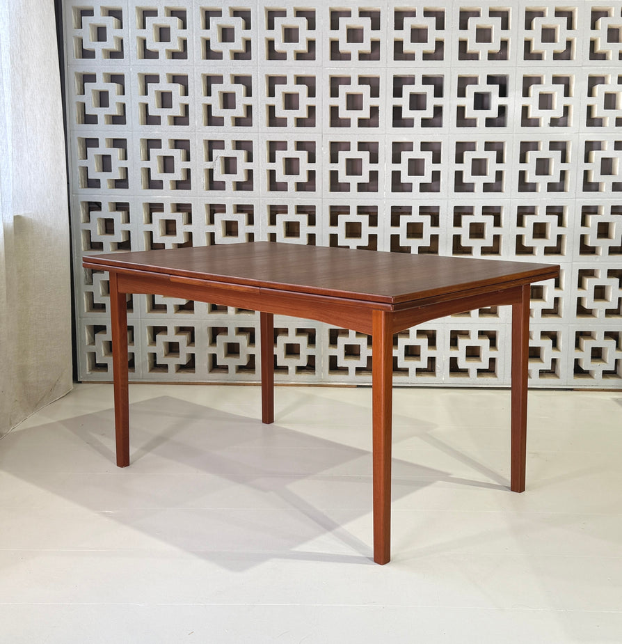 Swedish Extension Dining Table in Teak