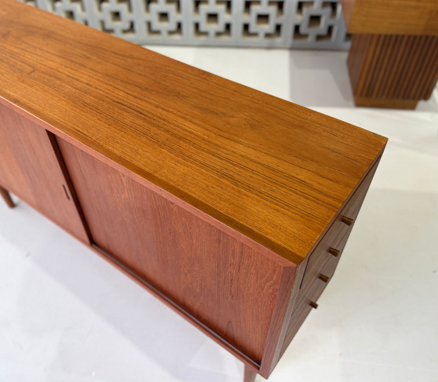 Long Danish Sideboard in Teak