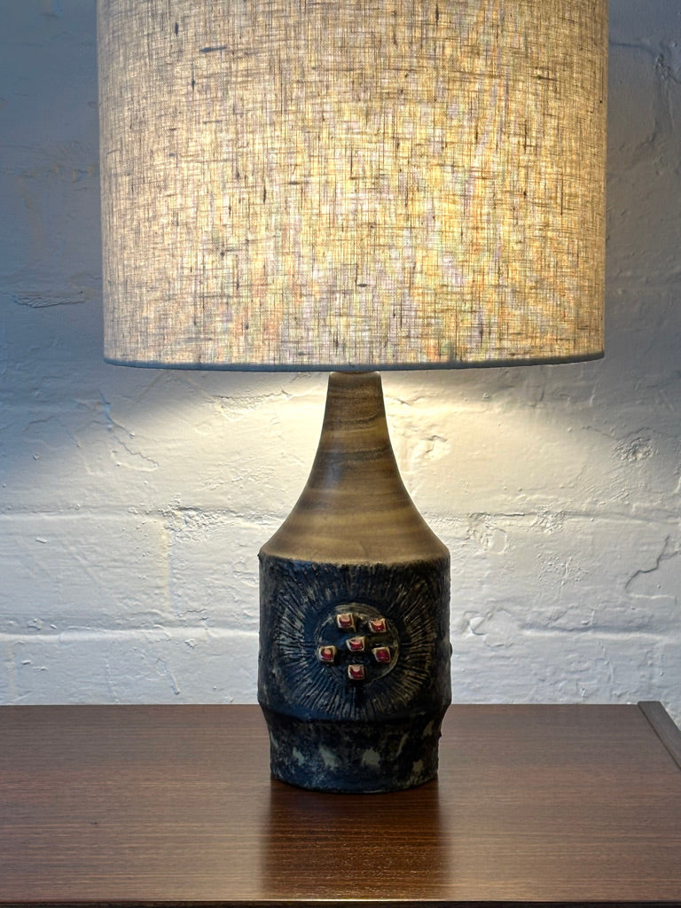 Danish Stoneware Table Lamp