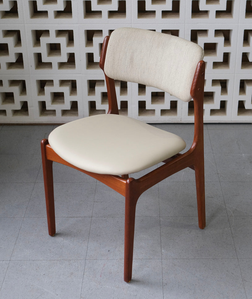 Six Erik Buch Model 49 Dining Chair in Teak (choose your upholstery)