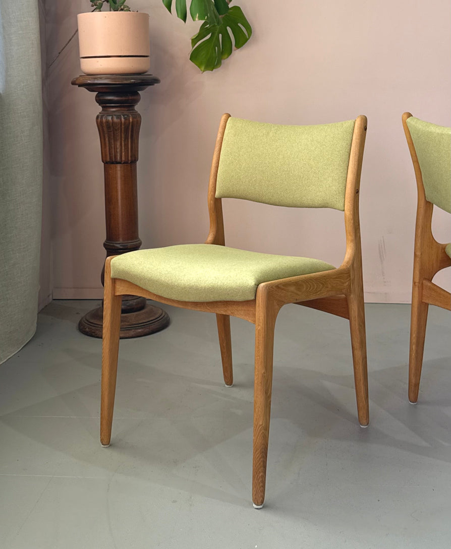 Four Danish Dining Chairs in Oak