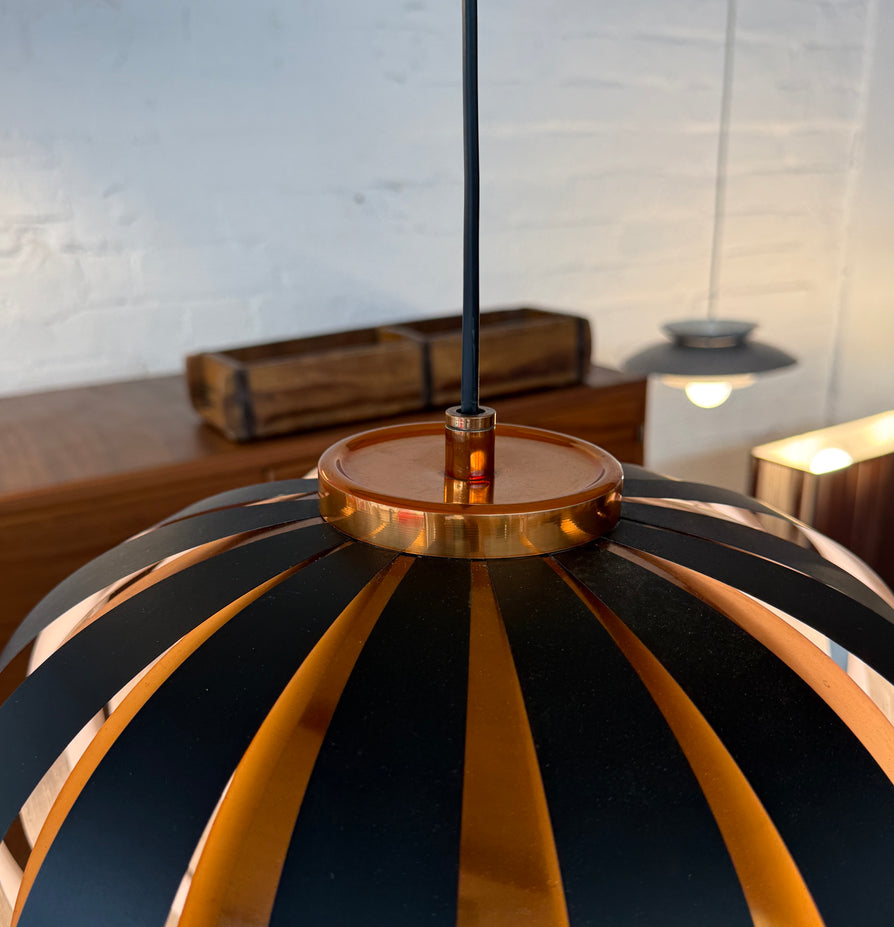 Werner Schou “Moon” Pendant in Copper & Black Metal