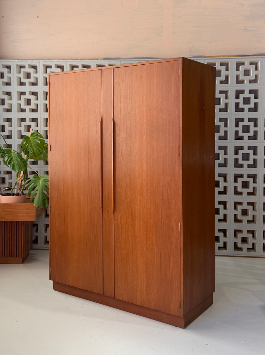 Mid-Century Wardrobe in Teak