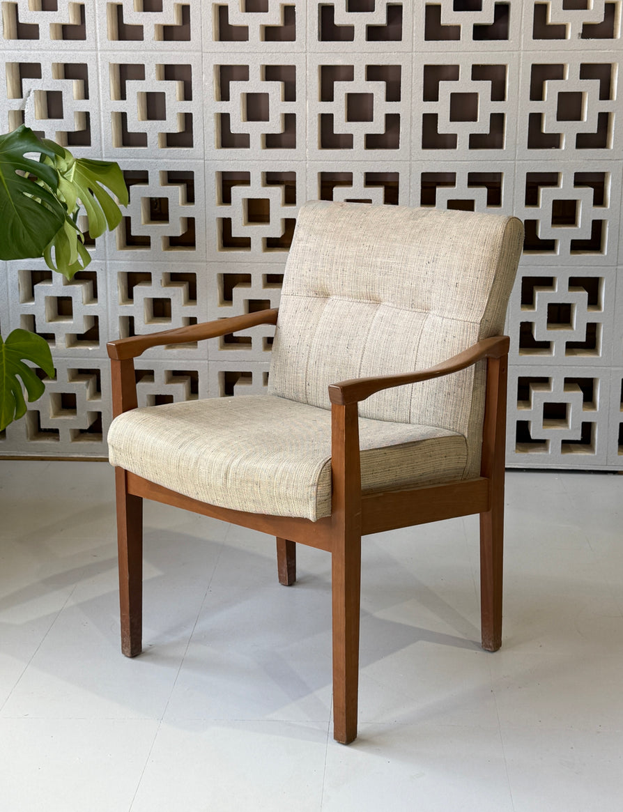 Mid-Century Armchair in Original Fabric