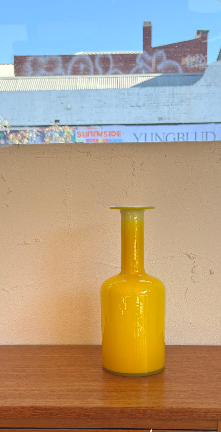 Otto Brauer & Per Lutkin Gulvvase in Yellow