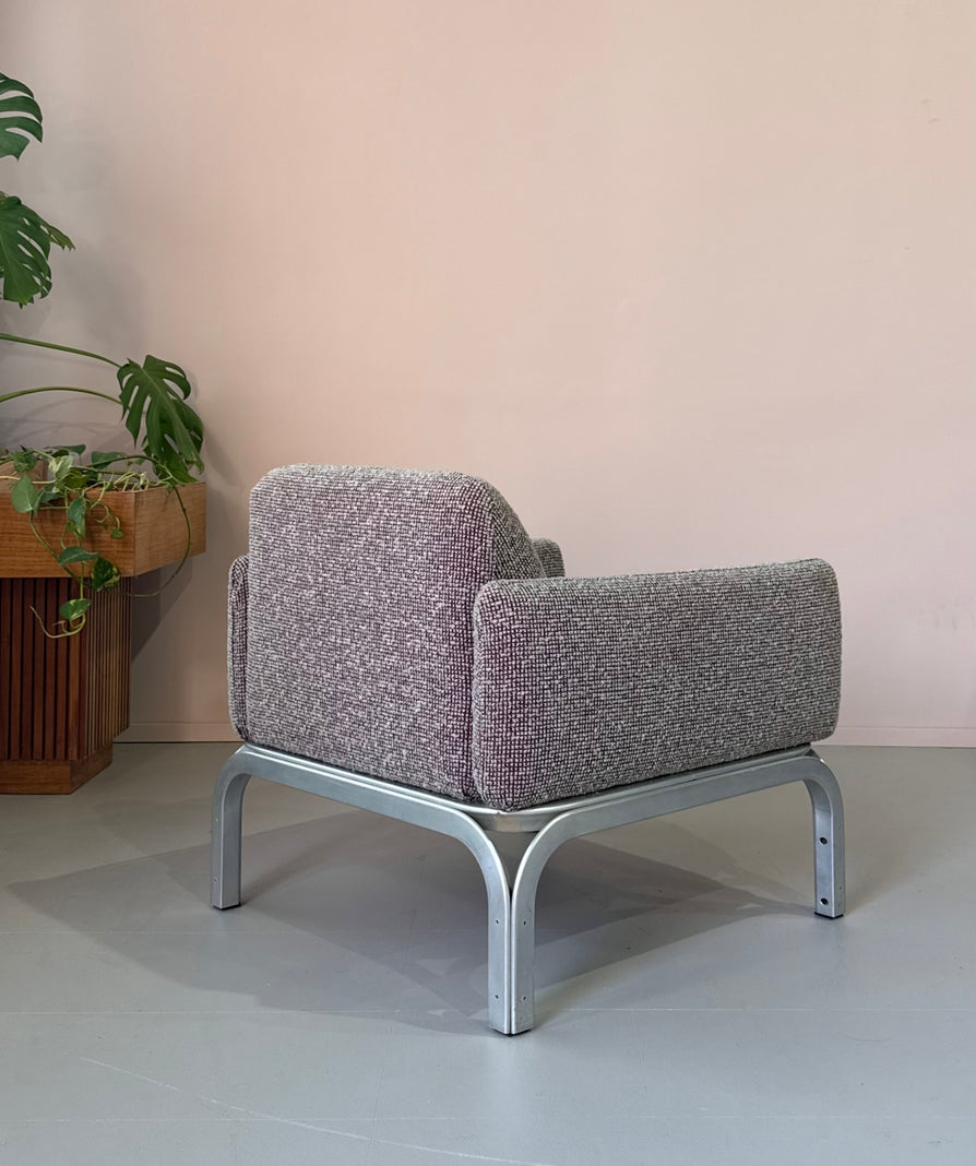 Jørn Utzon “New Angle” Lounge Chair in New Wool