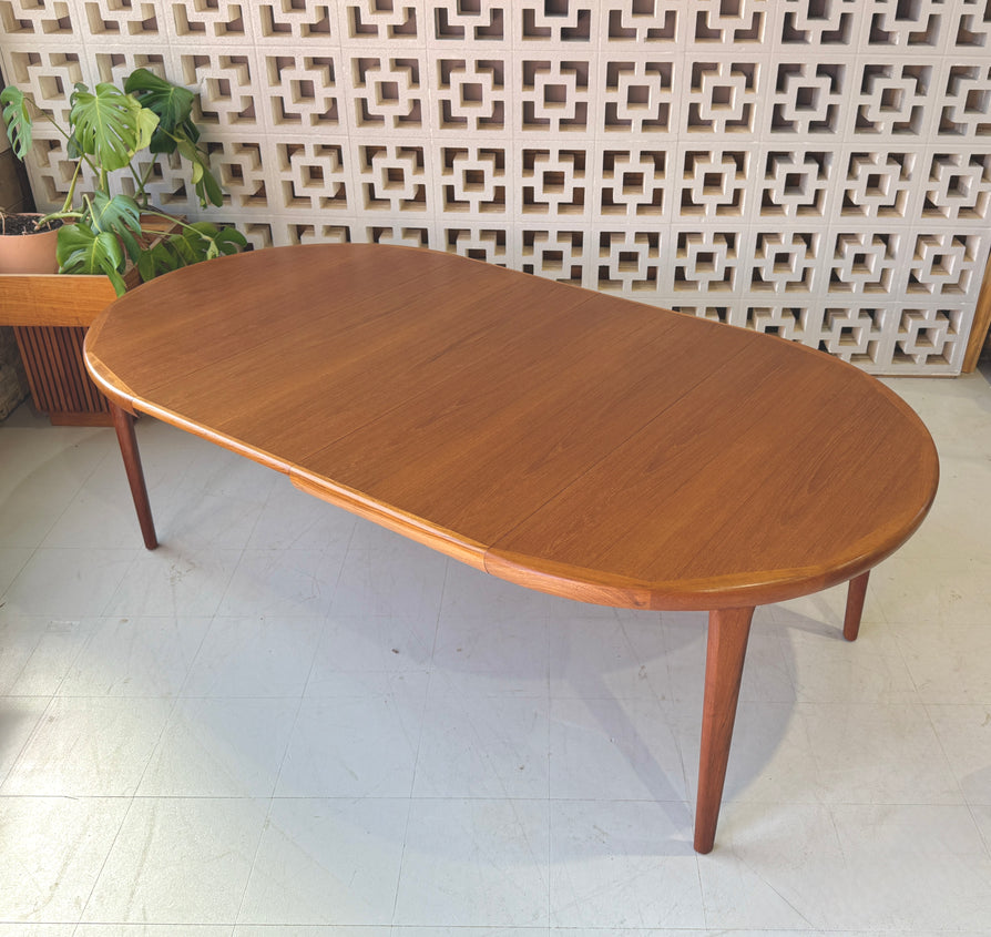 VV Møbler Danish Extension Dining Table in Teak