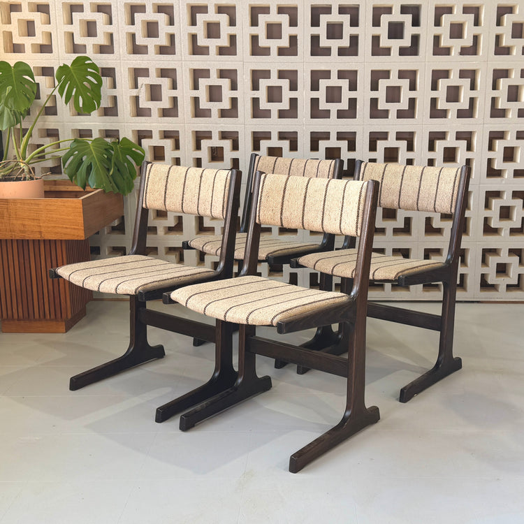 Four Cantilever Dining Chairs by Farstrup