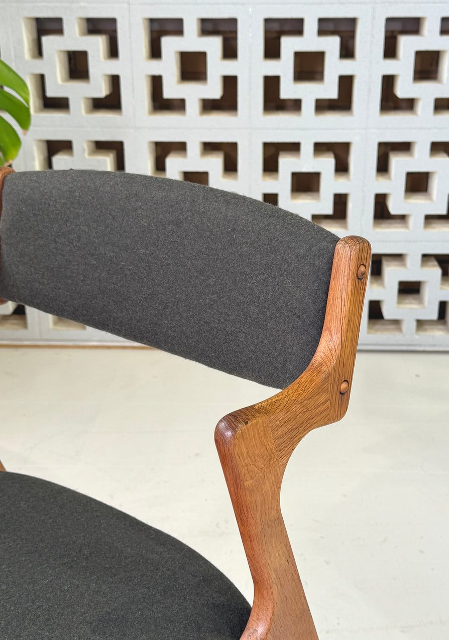 Four Danish Elbow Dining Chairs by Nova