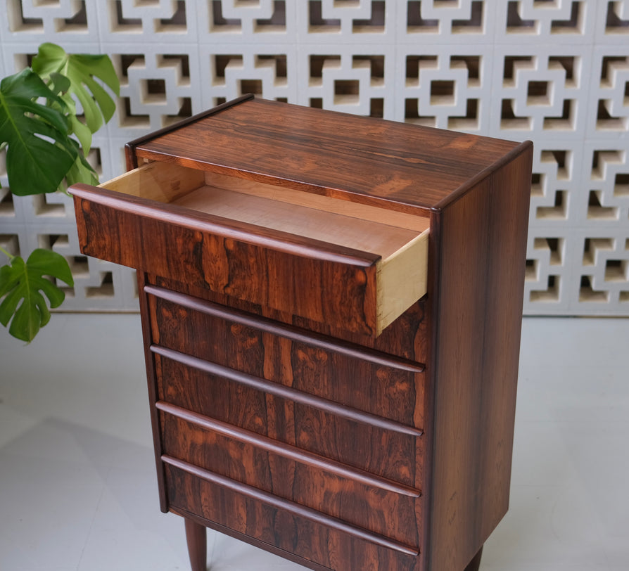 Danish Chest of Drawers in Rosewood