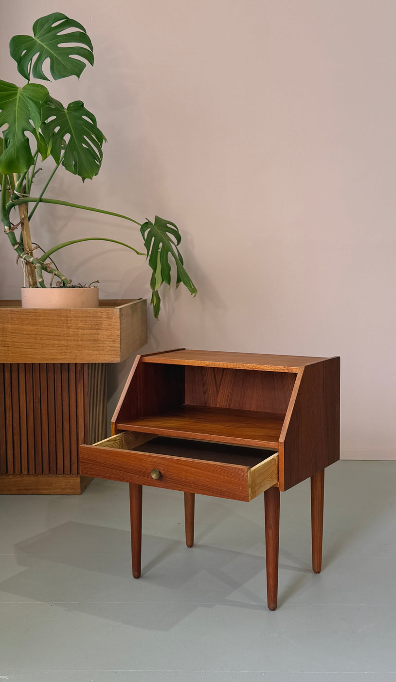 Danish Bedside Table in Teak
