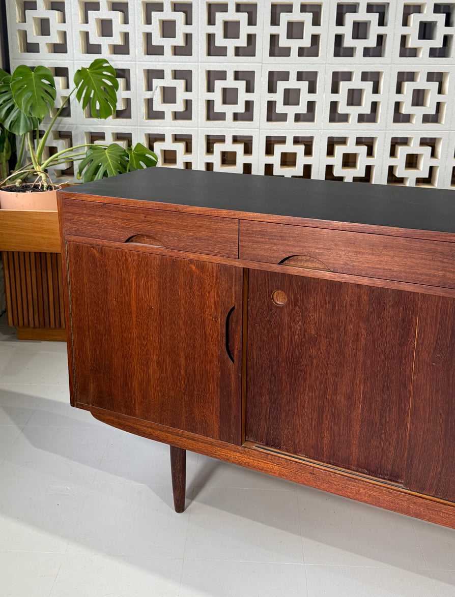 Mid-Century Sideboard in Blackbean