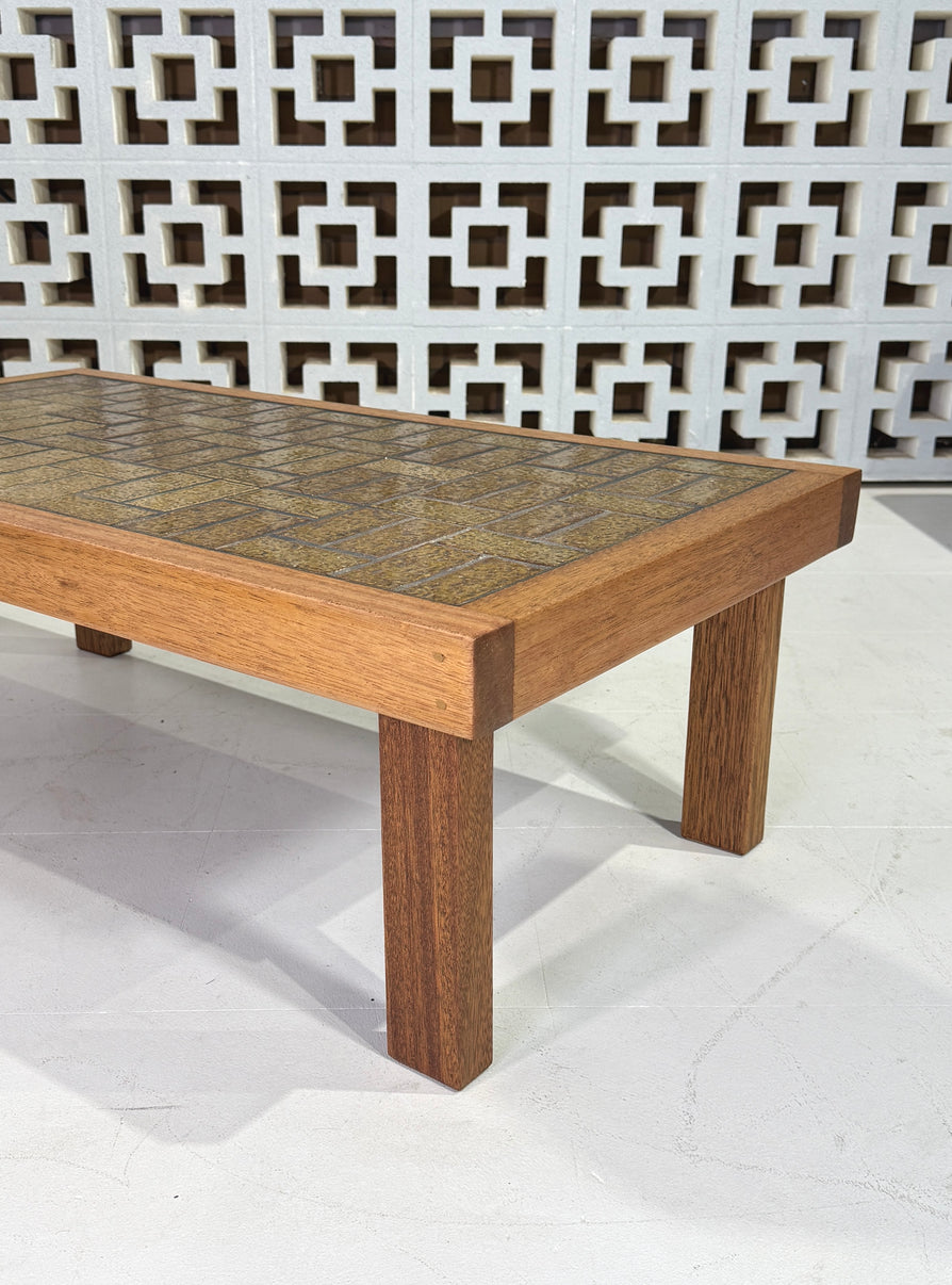 1970s Tile Top Coffee Table