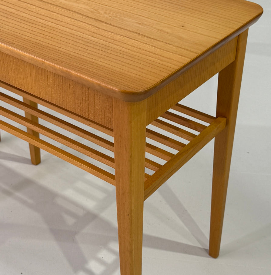 Pair of Swedish 1950s Bedside Tables in Beech