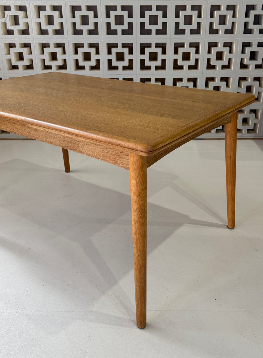 Danish Extension Dining Table in European Oak