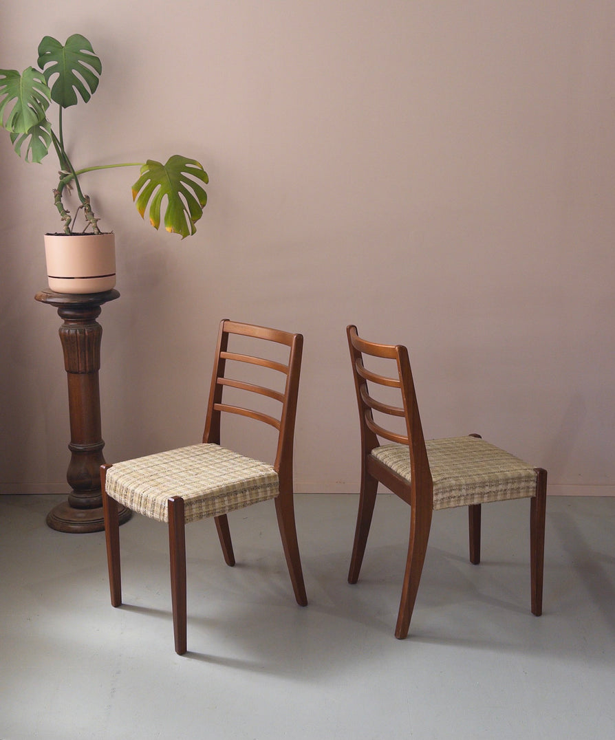 Six Mid-Century Dining Chairs in Teak