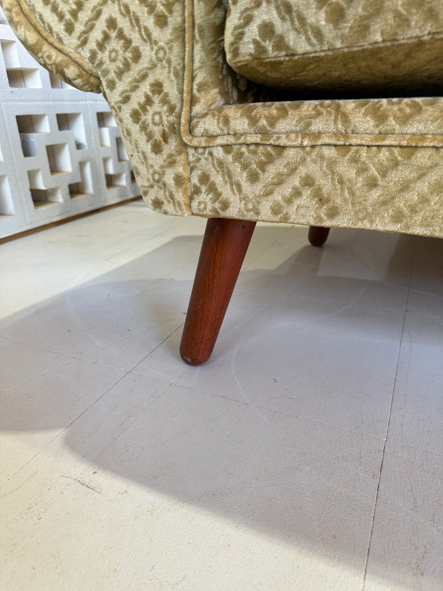 Kurt Østervig Model 14 Sofa in Original Velvet