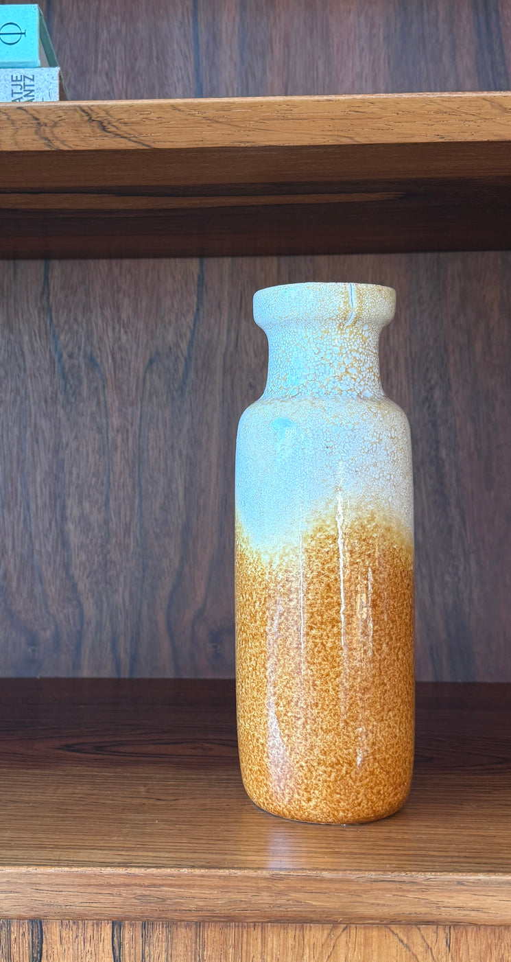 West German Fat Lava Table Vase - Scheurich
